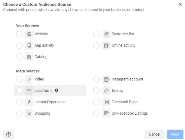 الجماهير المخصصة فى اعلانات الفيسبوك
