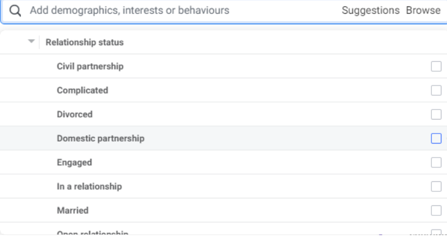 الاستهداف التفصيلى