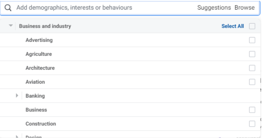 الاستهداف التفصيلى