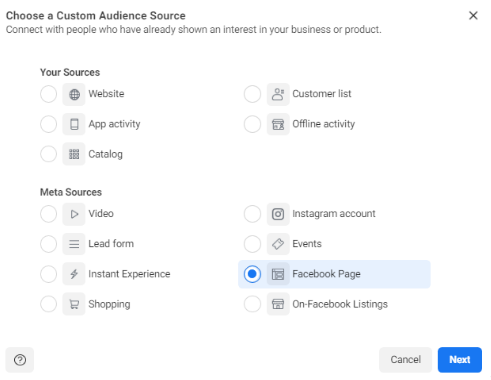 الجماهير المخصصة فى اعلانات الفيسبوك