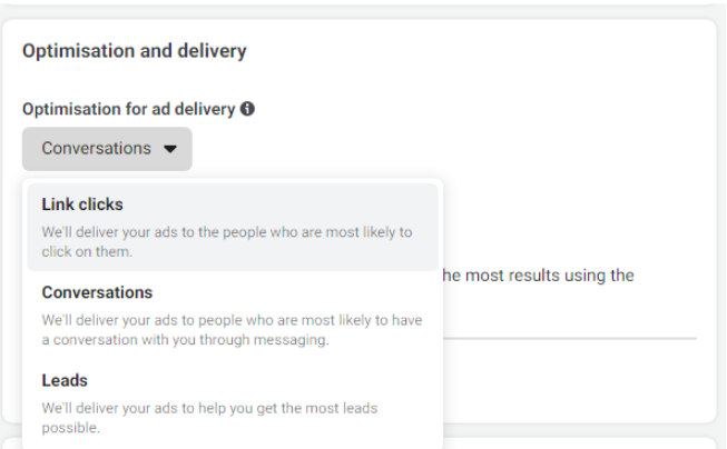 أنواع الحملات على الفسيبوك