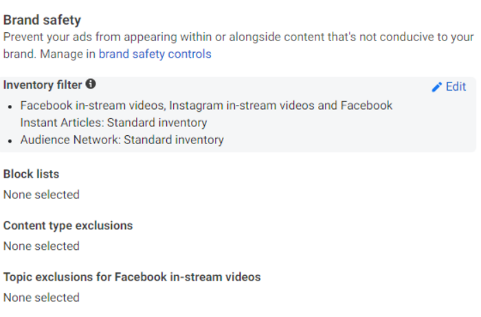 أمان العلامة التجارية على الفيسبوك