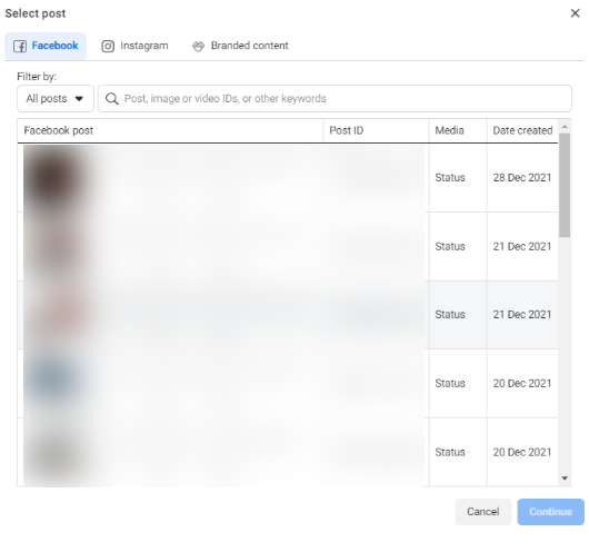 خطط الاعلانات على الفيس بوك