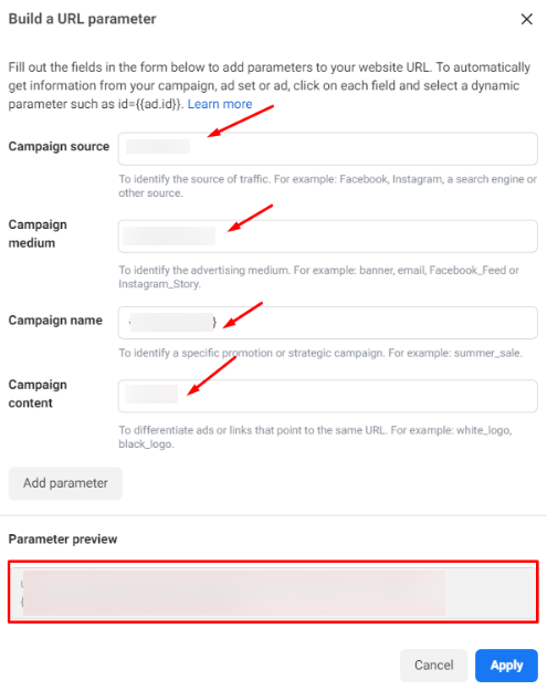تتبع التحويلات على الفيسبوك بكسيل