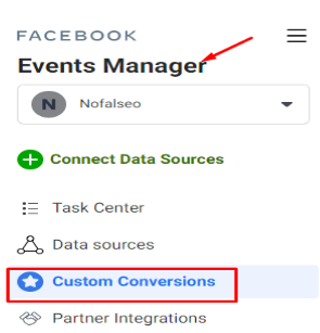 إنشاء الأحداث التحويلات الخاصة