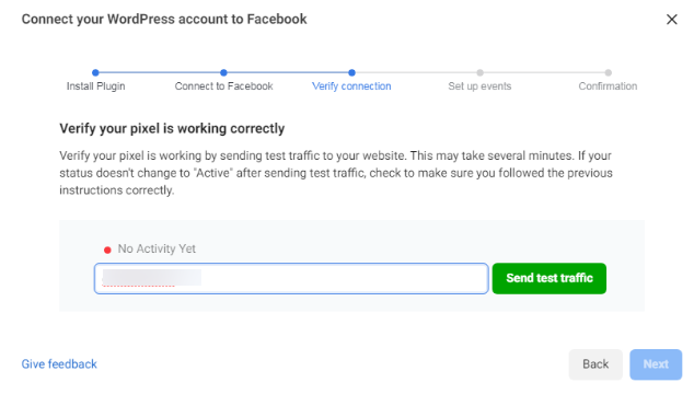 البكسل باستخدام البلاجنز
