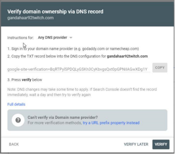 اضافة موقعك مع مشرفي المواقع Google Search Console
