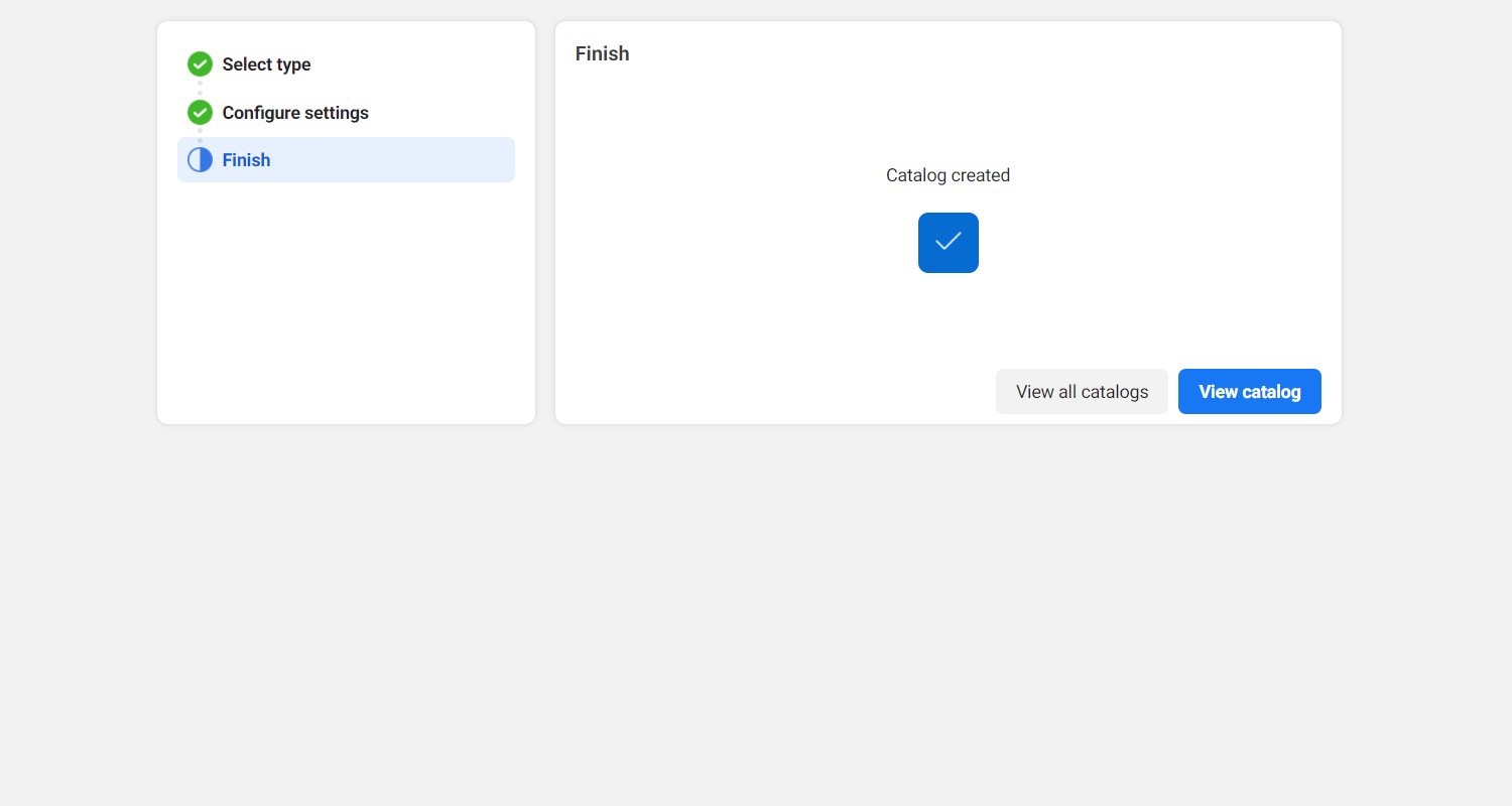 Create a catalog on Facebook
