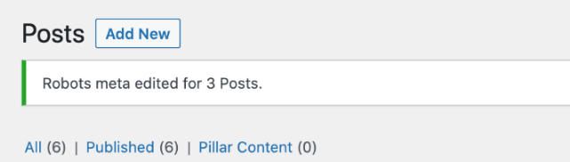 فحص Noindex واصلاحها