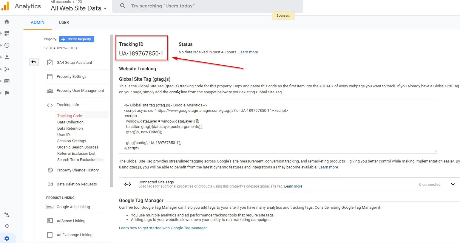Add Google Analytics to your site