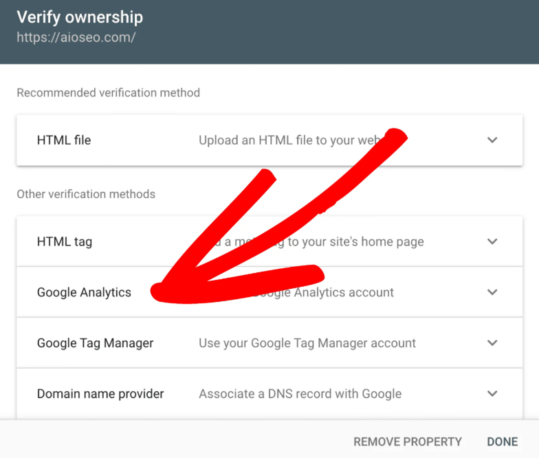 Add your webmaster site with Google Search Console