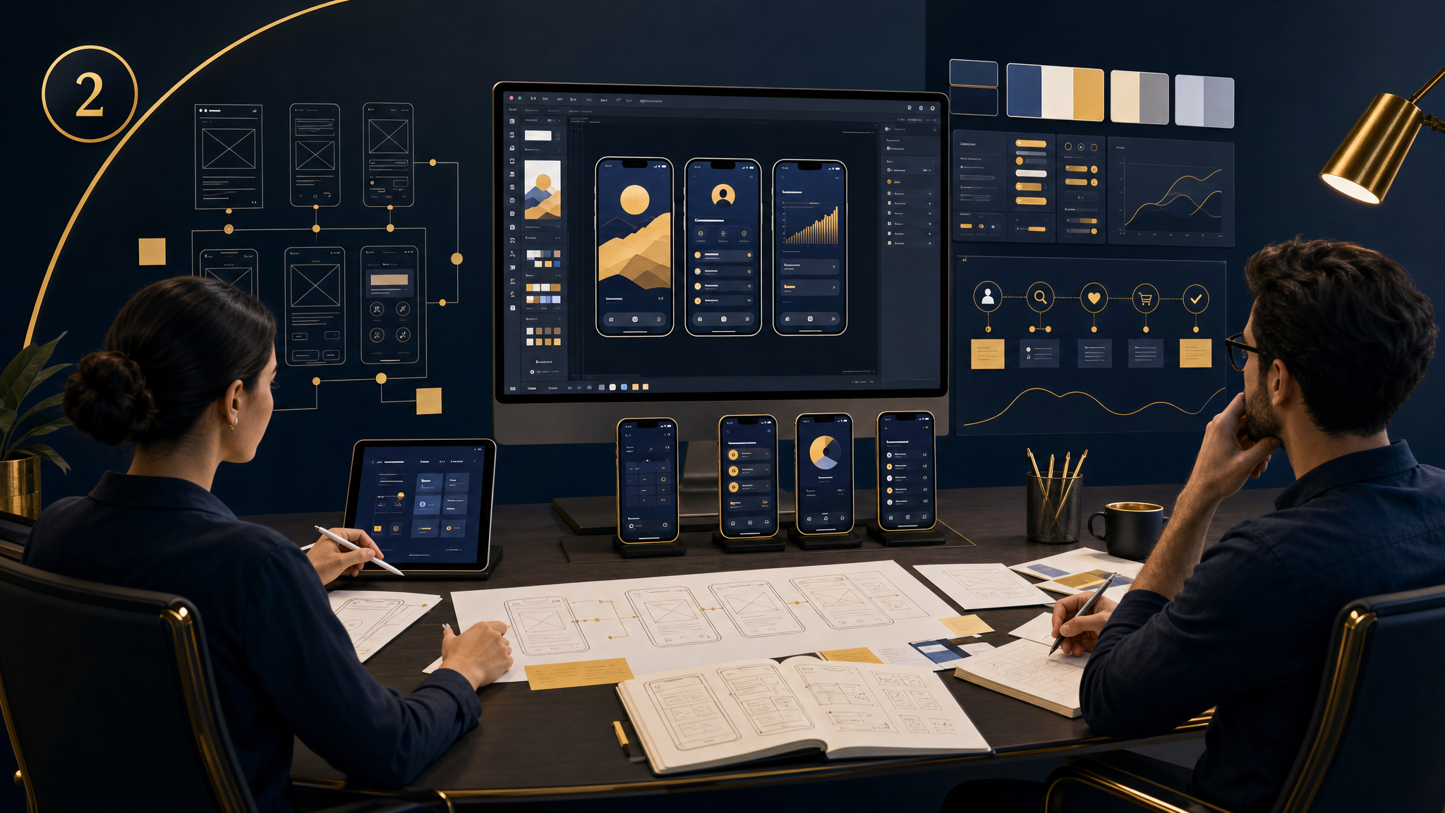 تصميم UI UX لتطبيق جوال احترافي قبل مرحلة البرمجة