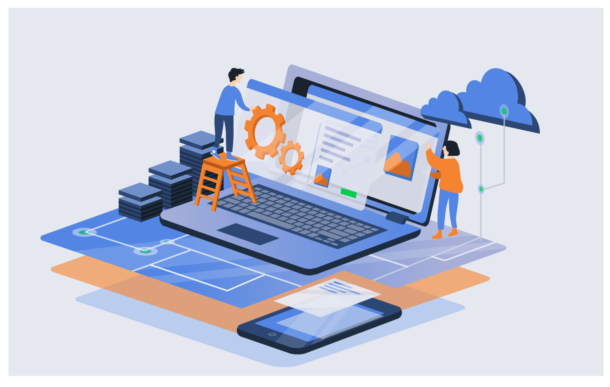 شرح استضافة المواقع, آلية عمل استضافة المواقع