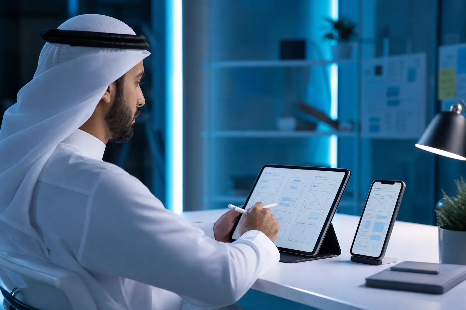 شركة تصميم تطبيقات الجوال: UI/UX وإطلاق ناجح في السعودية